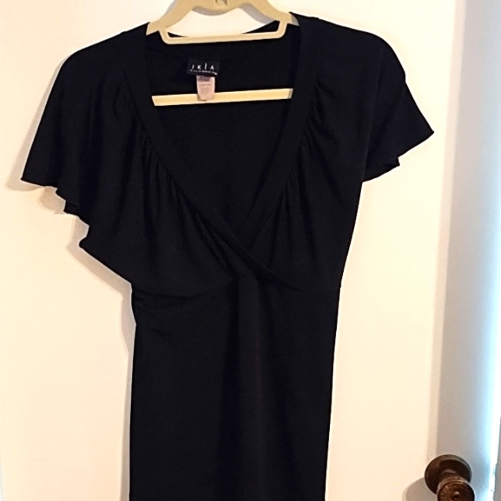 Jkla California xl black blouse